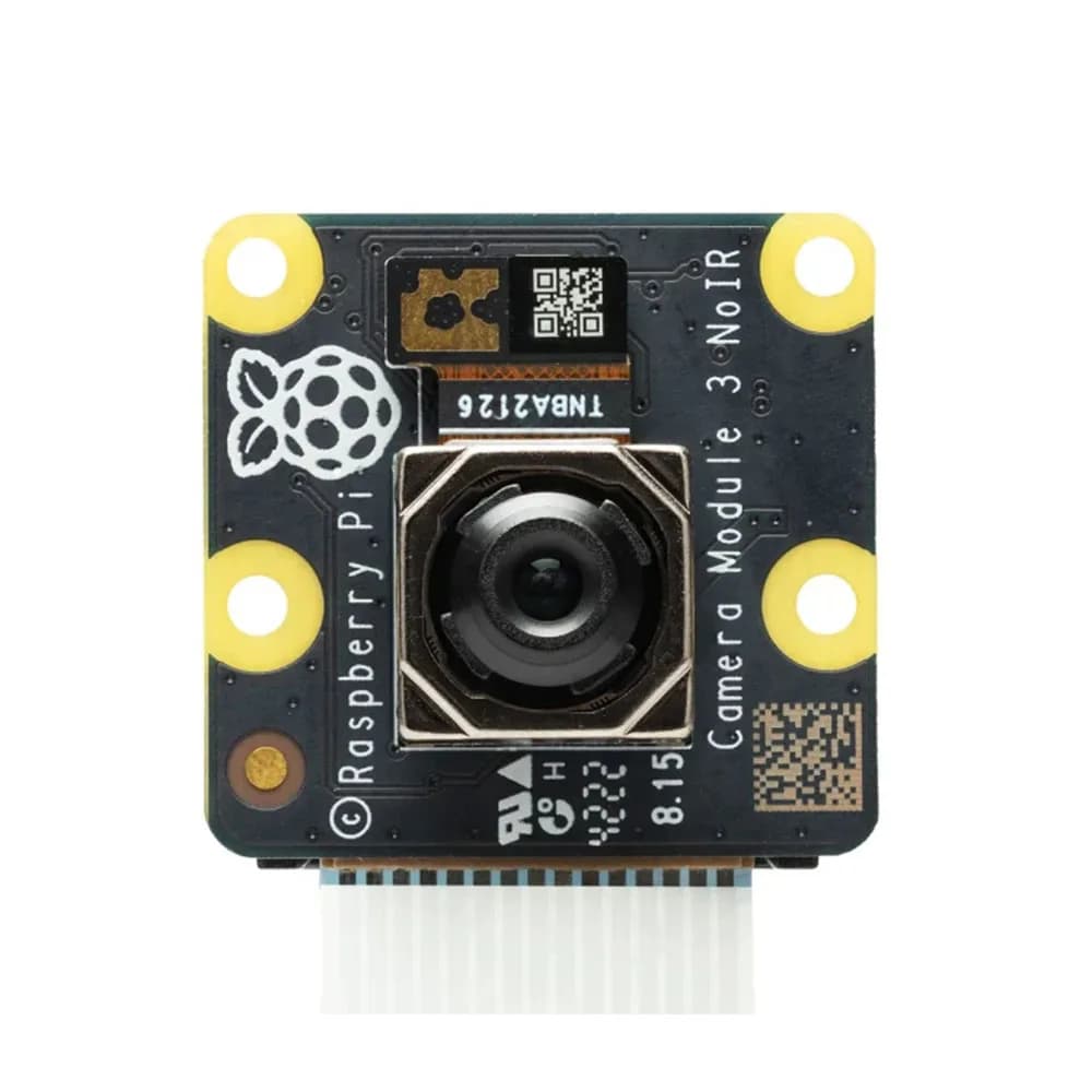 Original Raspberry Pi 3 NoIR Black 12MP Camera Module with Autofocus for Raspberry 3B 4B Models, Grand-angle lens with Infrared Filter