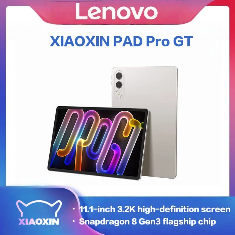 Lenovo Xiaoxin Pad pro GT 11.1 ''128GB 256GB Snapdragon 8 Gen3 144Hz 3.2K LCD 13MP Camera 8860mAh 68W Charging Tablet