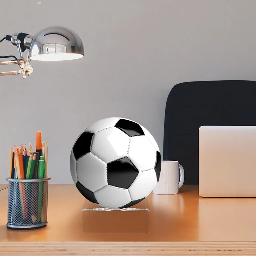Supporto Espositivo in Acrilico Trasparente per Palloni Sportivi, Porta Palloni per Basket, Calcio, Pallavolo, Rugby