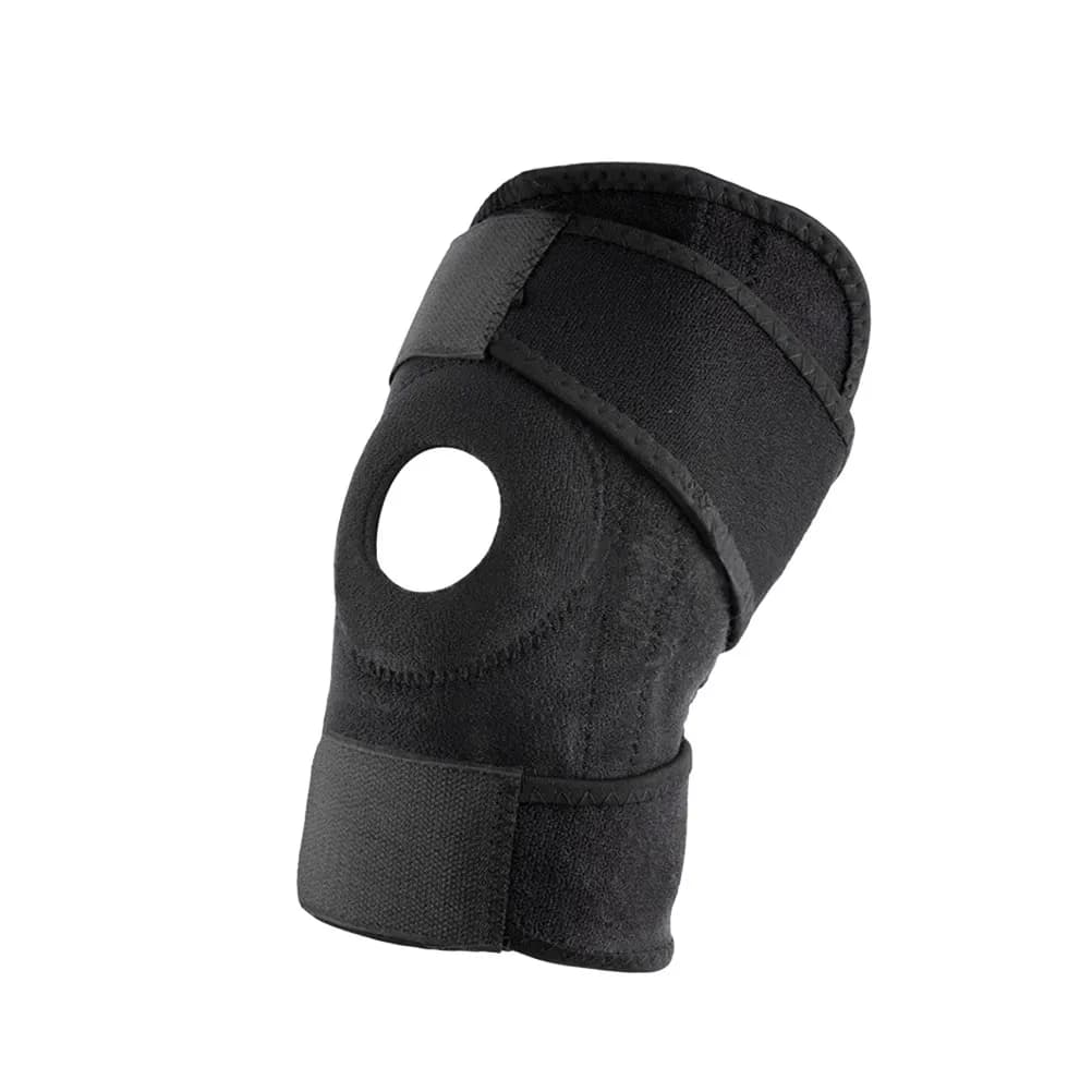 2 Pezzi Ginocchiera di Supporto Regolabile con Fascia in Nylon per Stabilizzazione della Rotula, per Artrite, Lesioni al Menisco, Corsa, Basket, Escursionismo