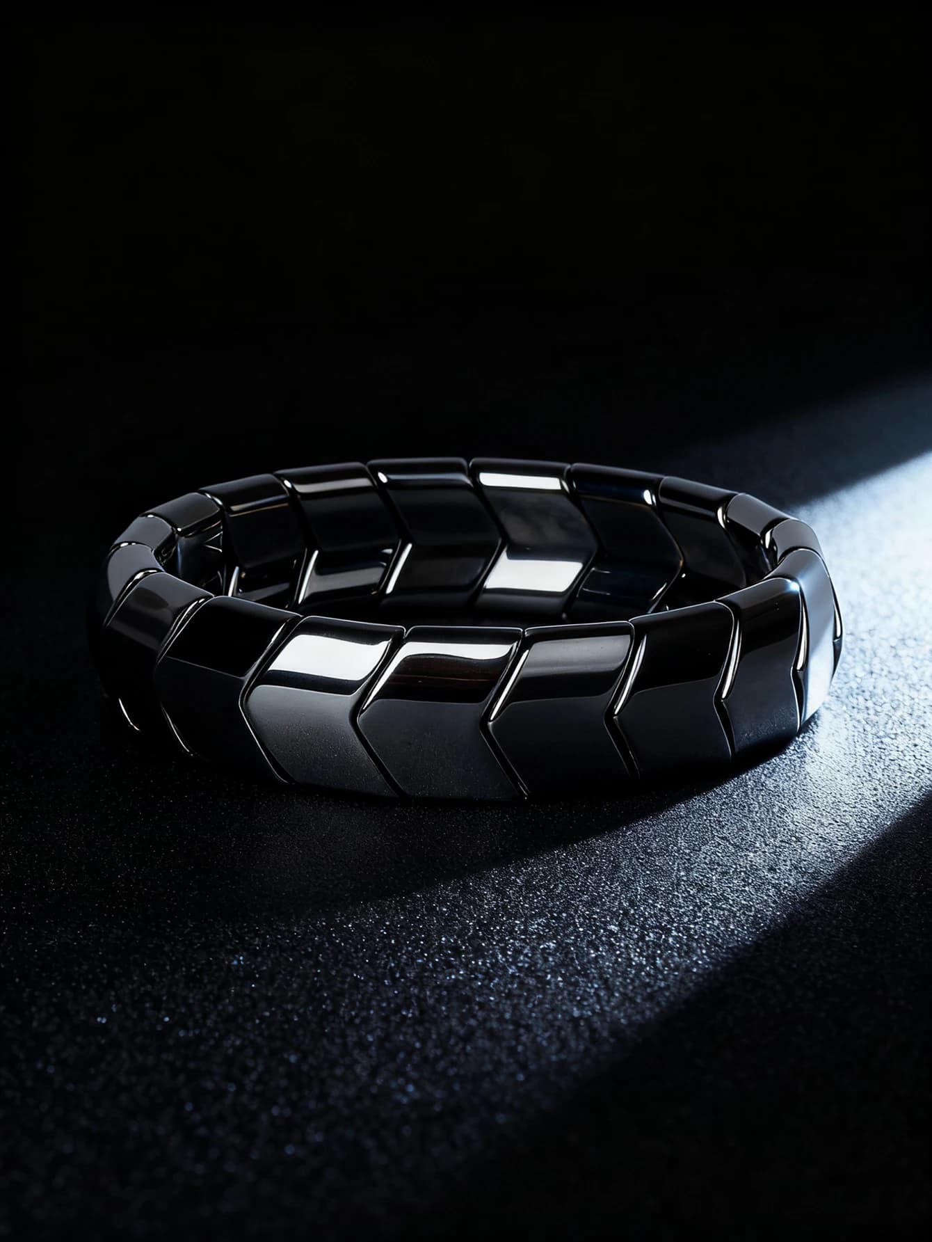 Bracciale da uomo Pietra naturale Ematite Freccia Perline Bracciale con perline per la protezione vigoristica Forza Fiducia e gioielli di messa a terra