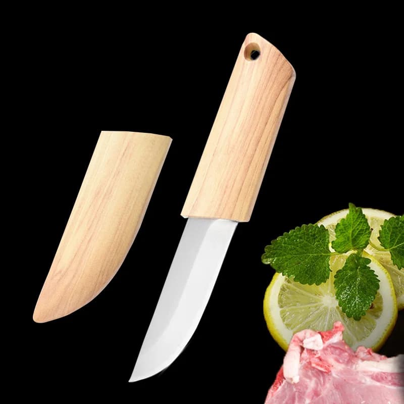 Multipurpose knife for slicing fish, fruit, steak, plastic handle, kitchen knives, sharp bone knife, chef's mannaia, meat, barbecue tools