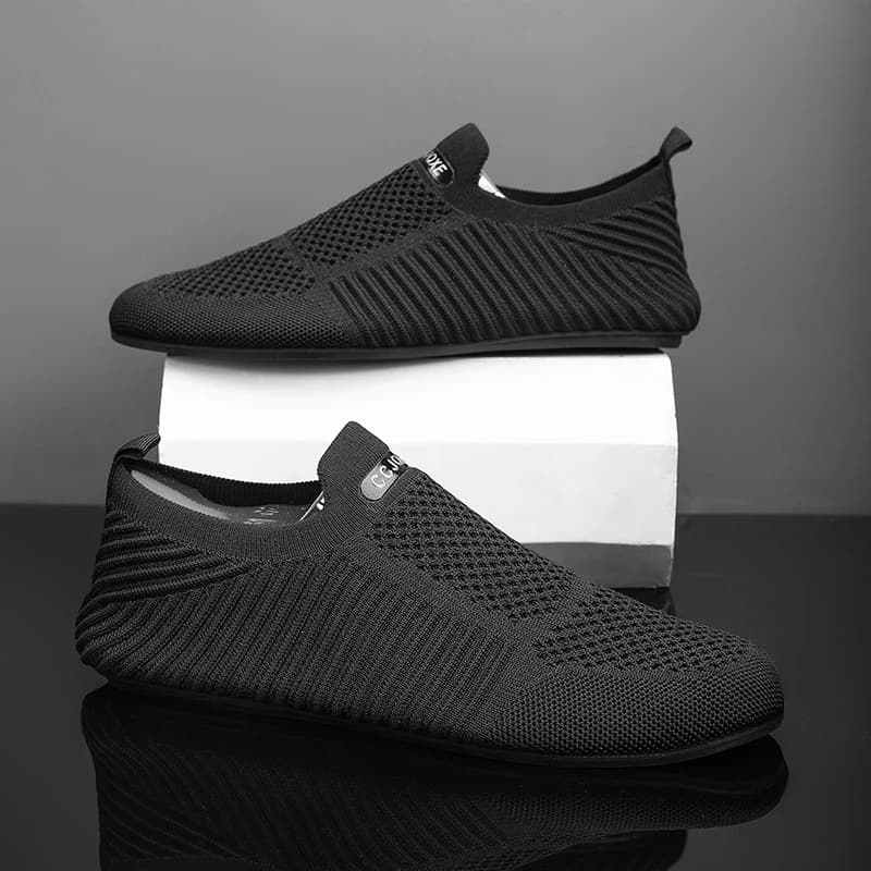YRZL Men's Breathable Moccasins Summer casual shoes Anti-Slip Lightweight Guide Men's comfortable walking shoes Mocassini brief on