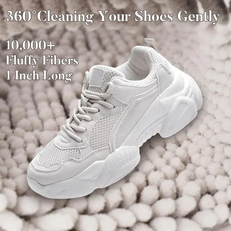 New 360° Washing Bag for Sneakers and Gymnastics Shoes (Grigia) 2 Pieces, Reusable for Washer and Dryer, 2025