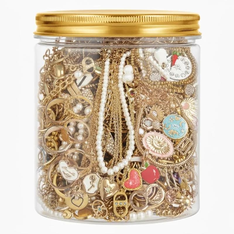 Set di Gioielli Classici da 1/10/30/50 Pezzi, Collana, Orecchini, Anelli, Piccoli Braccialetti per Donna, Accessori Senza Tempo