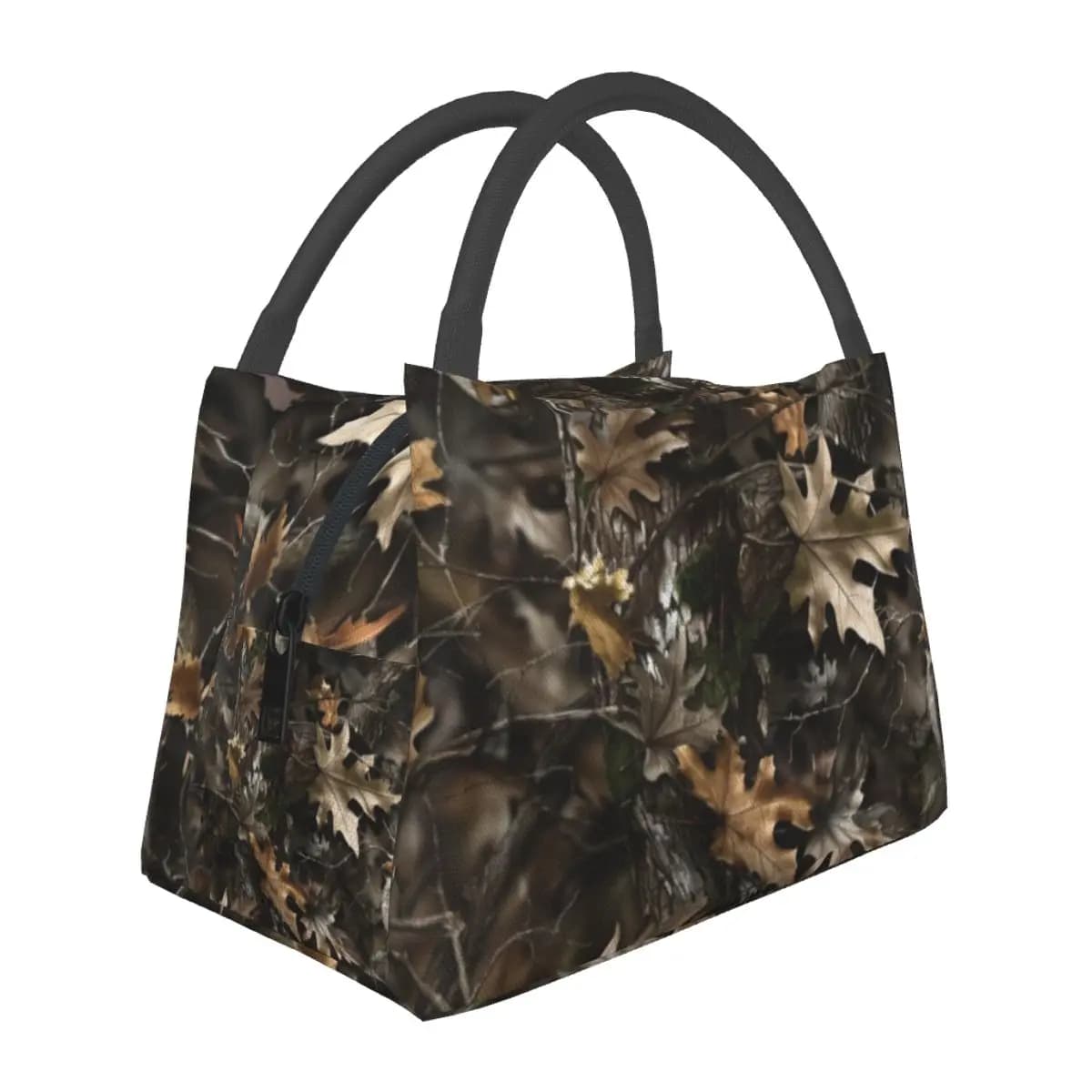 Real Tree Insulated Lunch Bag for School Bento Storage Food Boxes Portable Container Cooler Thermal Lunch Box Tote