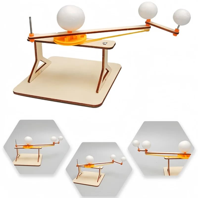 Kit Modello Fai-da-Te di Terra, Luna e Sole, Giocattoli Scientifici Tecnologici, Set di Strumenti Sperimentali STEM, Ausili Didattici per Bambini, Regalo Educativo