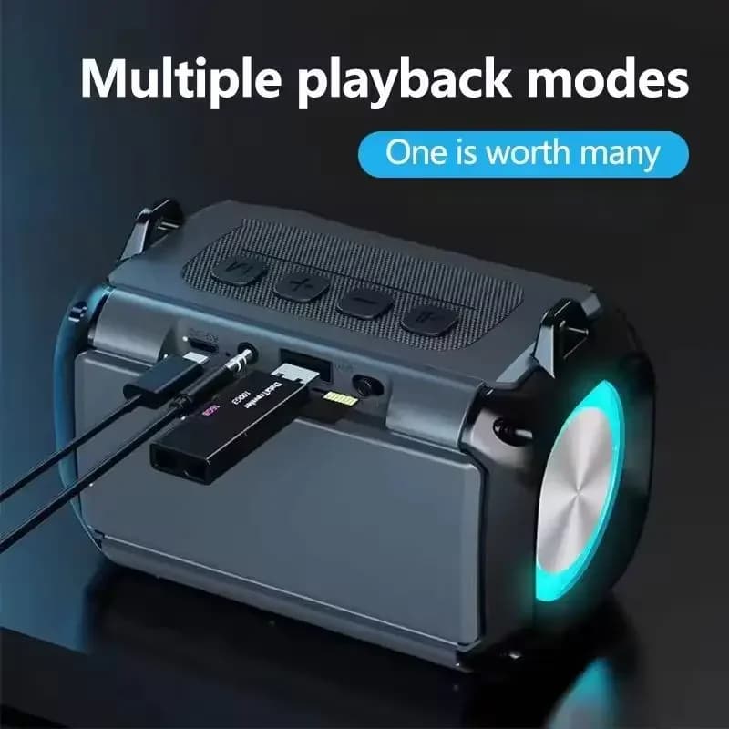 Nuovo altoparlante Bluetooth portatile subwoofer per macchina karaoke per bambini con 1-2 microfoni wireless macchina per canto di lunga durata