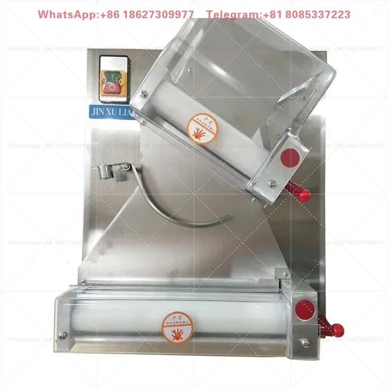 30cm 12 inches Dough Pressing Machine Automatic Commercial Electric Bakery Pizza Dough Roller Dough Press Machine Pasta Machine