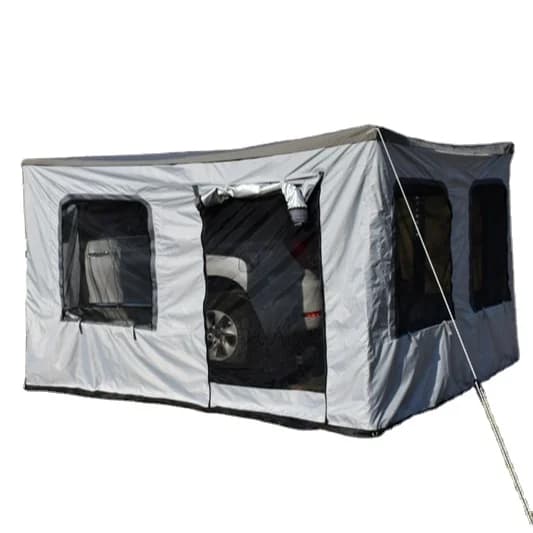 Camping tent with canopy for portable foldable rear door Portable camping tent for SUV Van for camping
