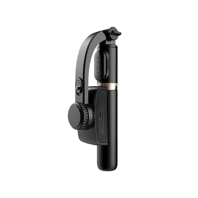 Stabilizzatore Portatile Anti-Vibrazione con Doppia Luce di Riempimento, Asta Selfie e Supporto Intelligente a Singolo Asse