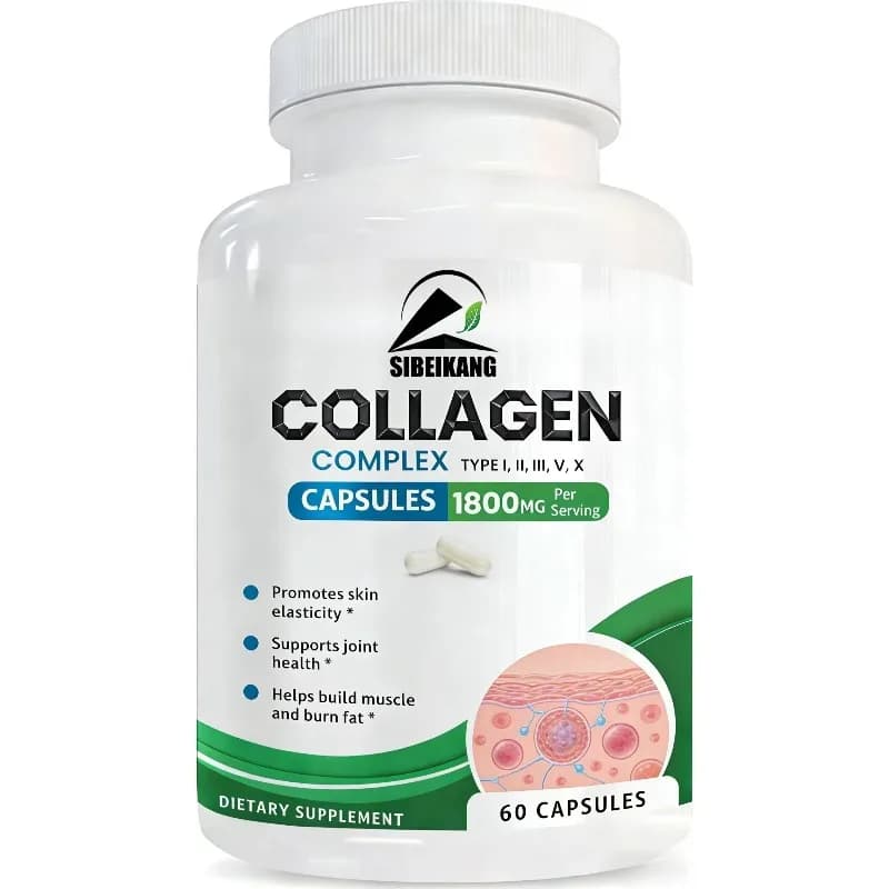 Complesso di Collagene | Supporta la salute di pelle, capelli, unghie e articolazioni con 60 capsule