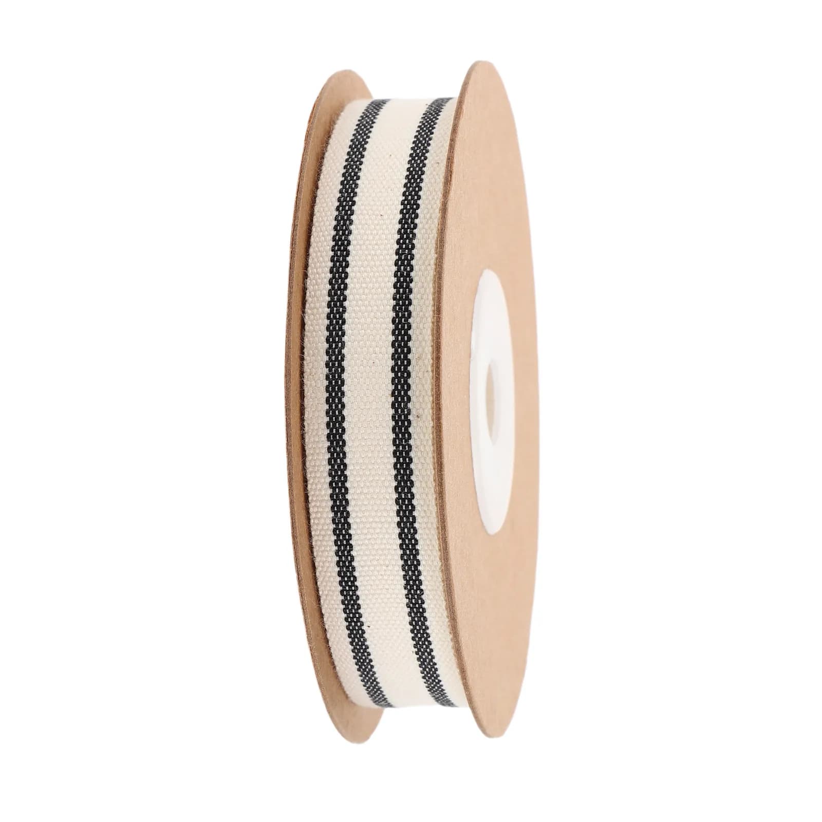Red and White Striped Cotton Grosgrain Ribbon Double-Sided Stitched 2.5cm 10 Yard for Christmas Valentine Wedding DIY Gift