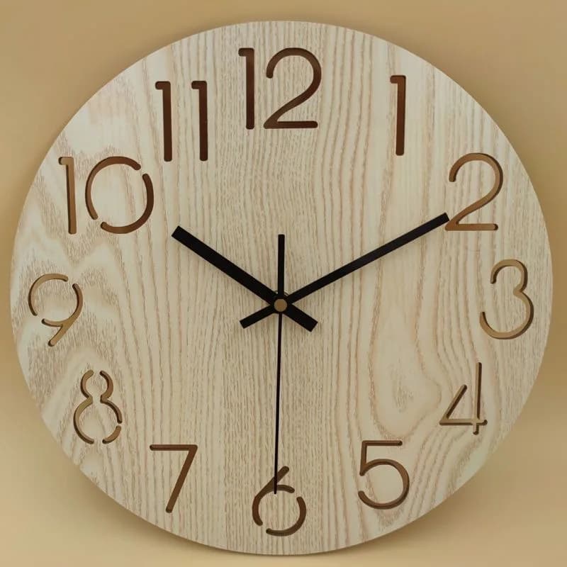 High Range Wood Decorative Wall Clock, New Creative Design, Silent, Wall decal, Living Room and Bedroom, Fashion Wall Clock