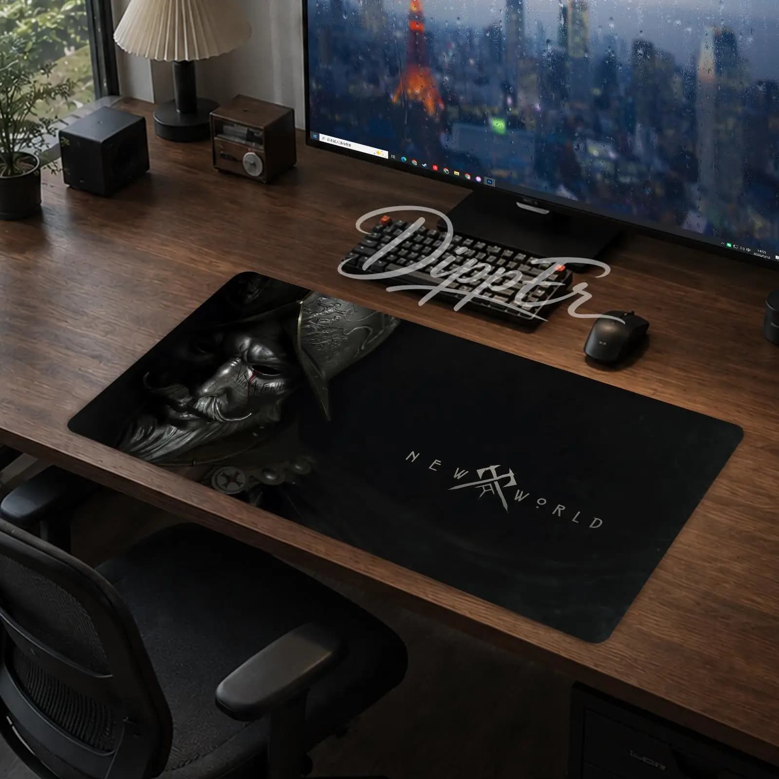 A-New World Aeternum Mouse Pad per ufficio, tappetino da scrivania grande, tappetino per mouse da gioco, fondo in gomma, cuscino antiscivolo 900X400