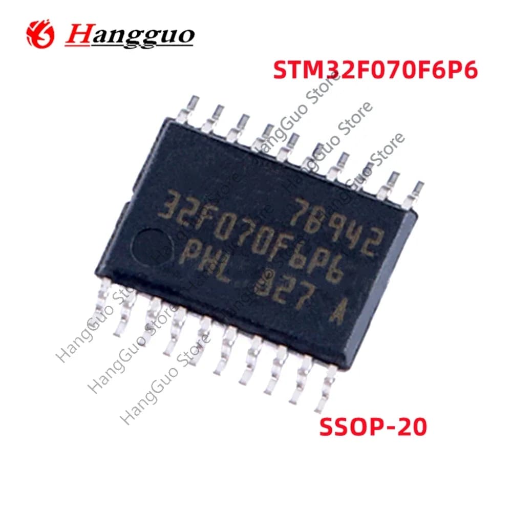 5 Pz/lotto Originale STM32F070F6P6 SSOP-20 IC MCU 32BIT 32KB FLASH 20TSSOP Microcontrollore IC Chip