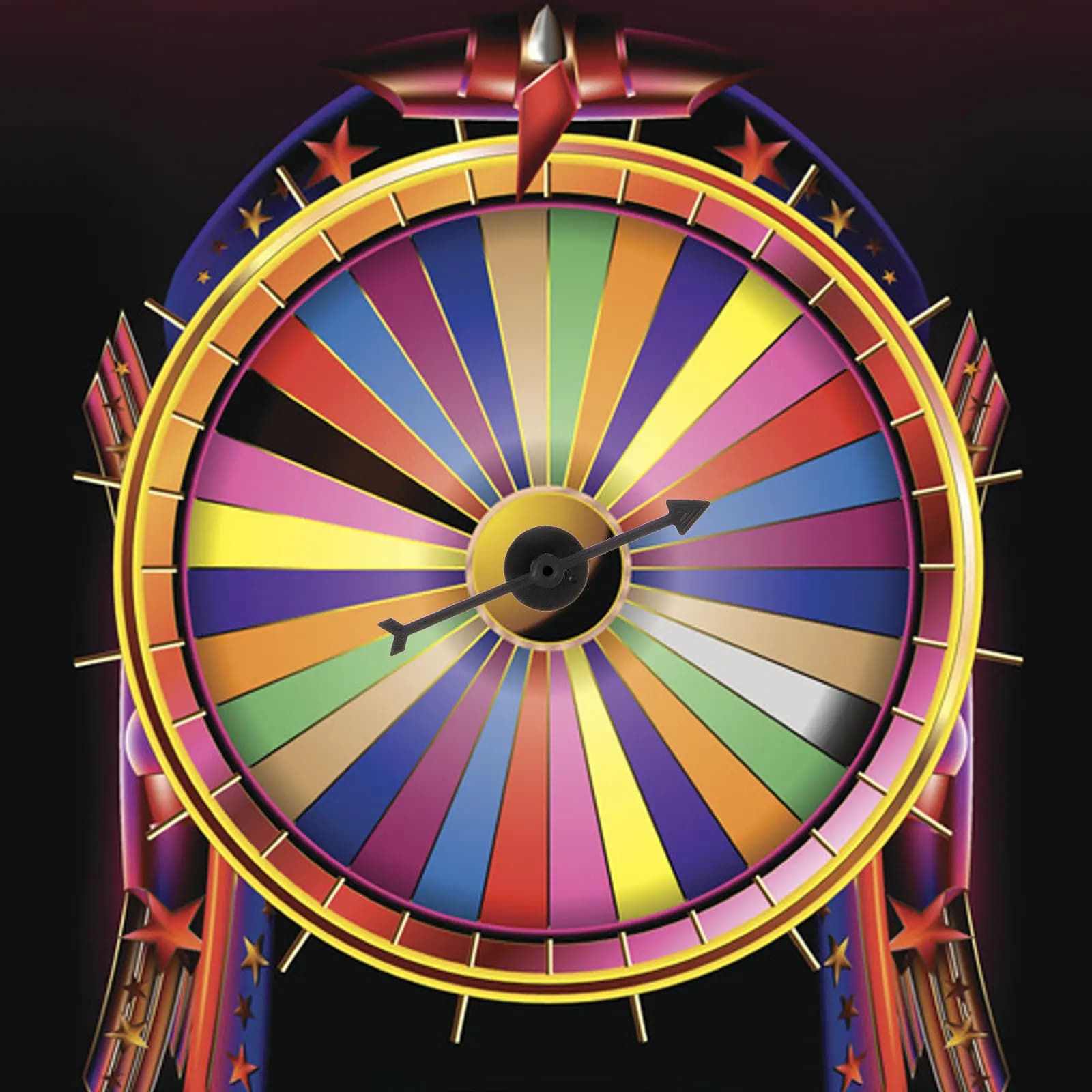 6 pezzi di accessori fai-da-te per tavoletta con frecce arcobaleno, per l'insegnamento della matematica, giochi per bambini, oggetti di scena per feste con rotazione