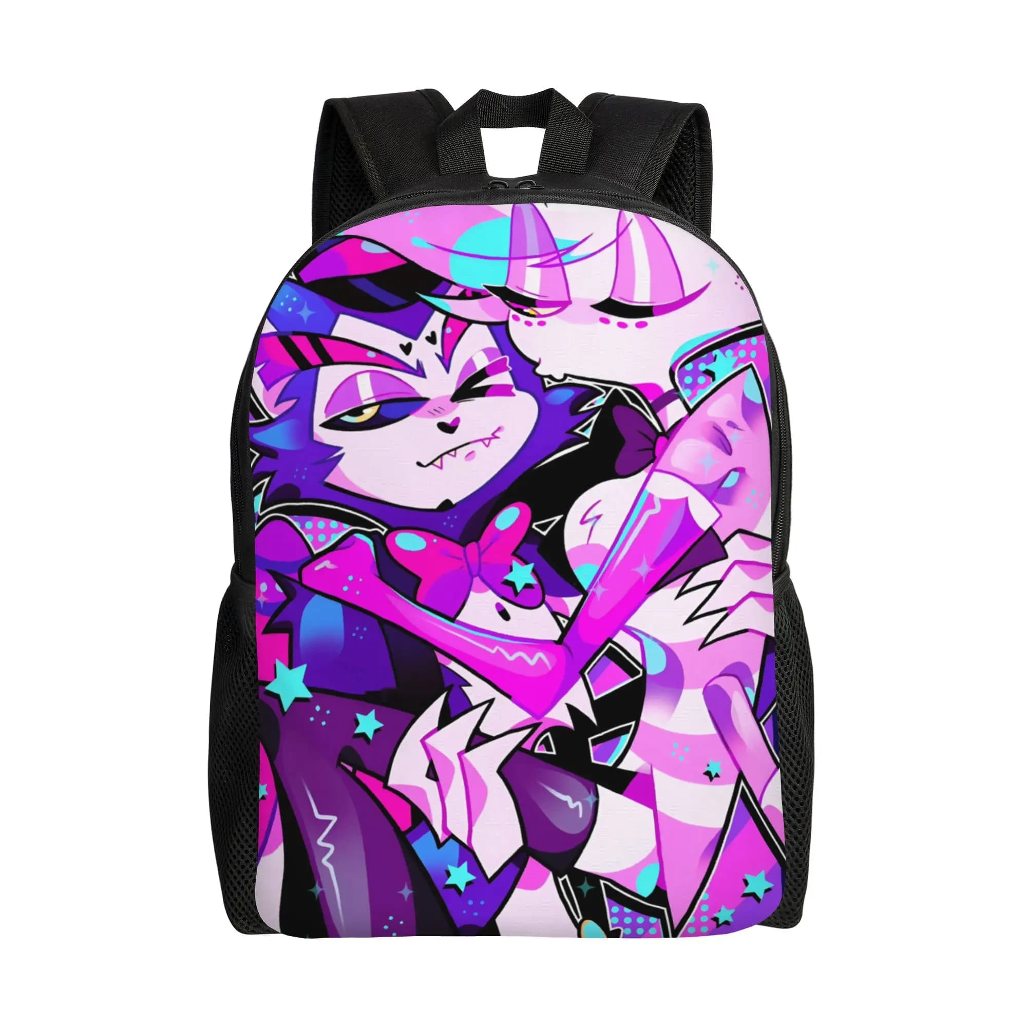 H-Hazbins Cartoon Manga Backpacks Women Men Fashion Bookbag for College School Japan Comic Bags
