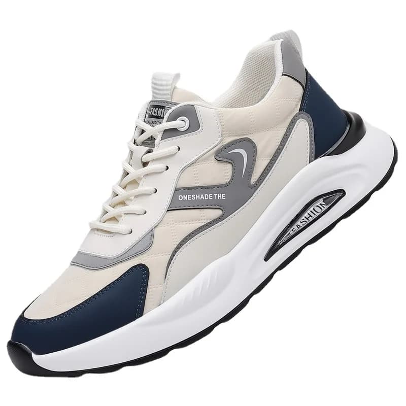 Autumn Winter New Designer Leather Sneakers for Men Fashion Sport Running Shoes Maschile Lace Platform Casual Shoes Men
