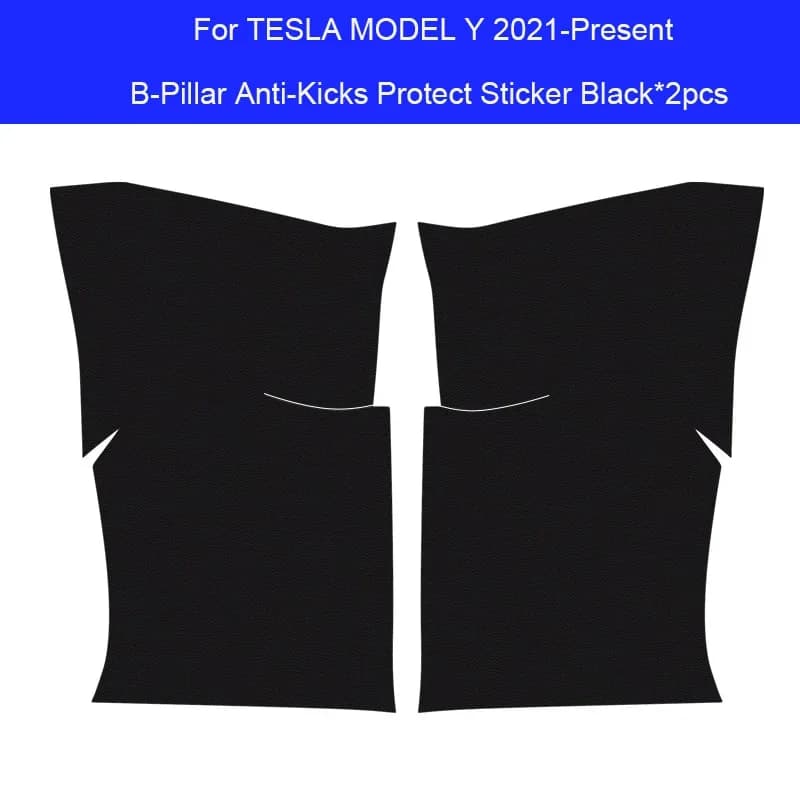 Auto B-Pilastro Anti-Sporco Porta Anti-Calcio Proteggere Pad Per TESLA MODELLO Y 2021-Presente Auto Tronco Accessori Resistenti A Graffi