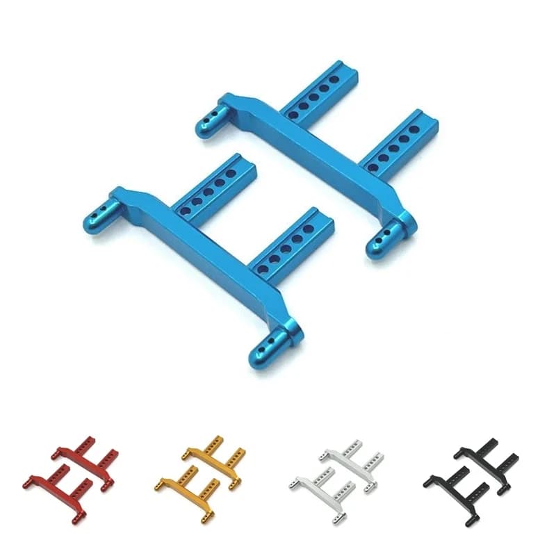 Supporto Anteriore e Posteriore in Metallo per Carrozzeria Auto RC 1/16 SCY 16101 16102 JJRC Q130A Q130B Q141 Q117 - Ricambi di Aggiornamento