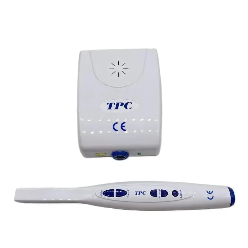 Telecamera intraorale TPC Advance Cam approvata CE Telecamera cablata e wireless e sistema docking station con schermo opzionale da 2,5"
