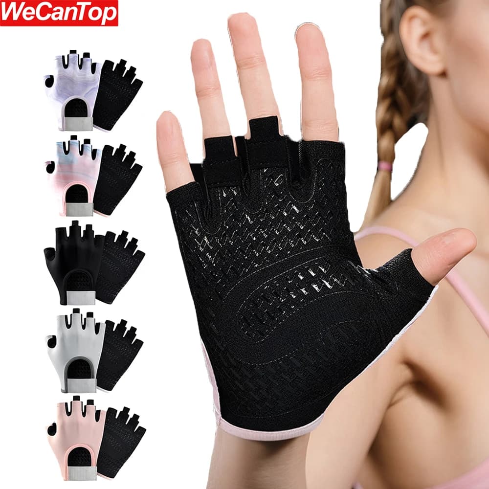 Breathable Training Gloves, Anti-slip Gym Gloves for weight lifting for women, upper grip and palm protection for weight lifting