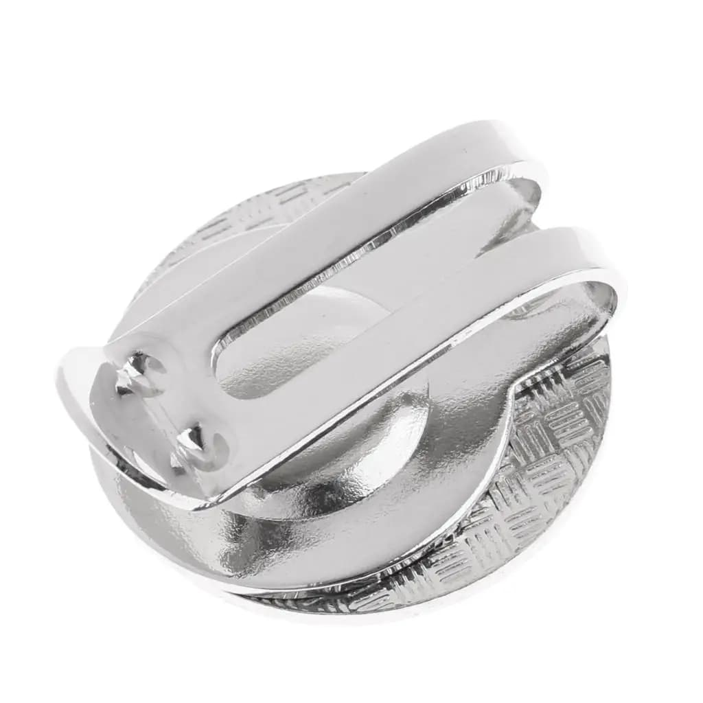 Elegante Clip per Cappello da Golf in Lega, Gancio Magnetico Staccabile per Marcatore di Palline, Mini Gancio per Cappello, Ideale per Regali Golf e Articoli Sportivi