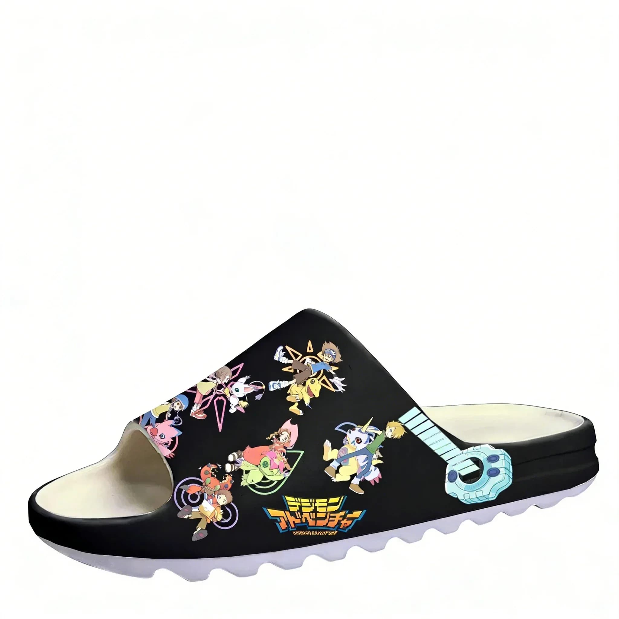 Ciabatte Morbide Anime Digimon Adventure, Zoccoli da Casa Personalizzati, Scarpe da Acqua per Uomo e Donna, Sandali Super Comodi