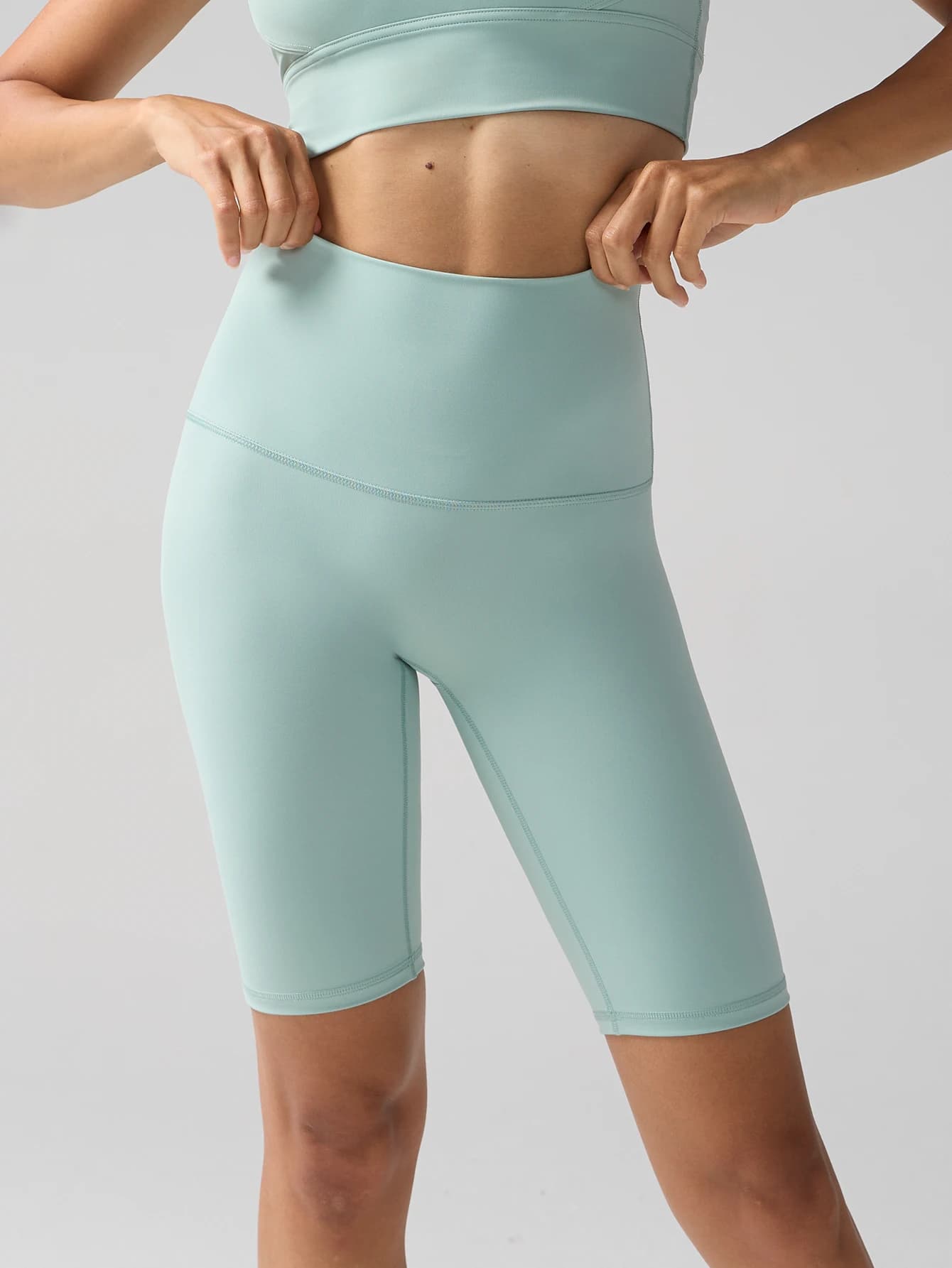 Women's High Waisted Biker Yoga Shorts No Awkward Lines Hip Lift Breathable Comfortable Running Workout Cycling Sports Shorts