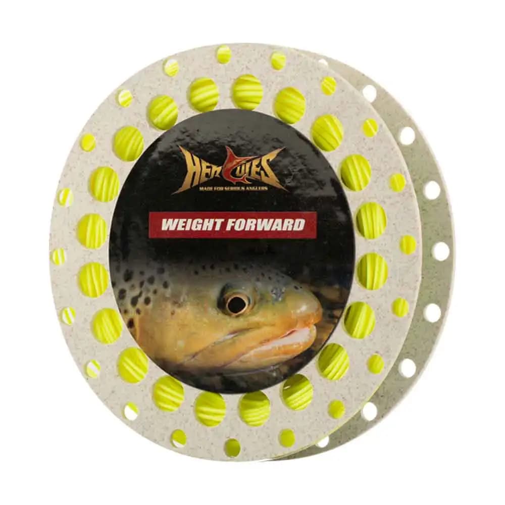 HERCULES 100FT lenza da pesca a mosca galleggiante in avanti 5wt/6wt/7wt/8wt Fly Line con doppio anello saldato