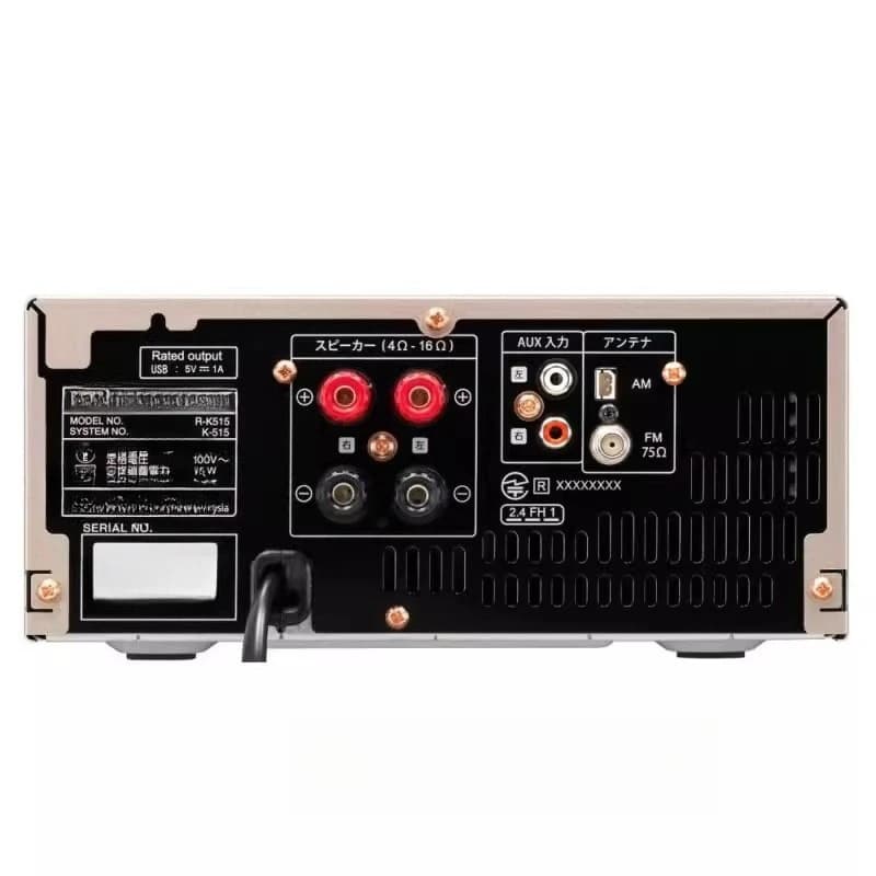 Amplificatore HiFi Domestico K-515 con Altoparlante Bluetooth, Lettore CD e Ingresso USB