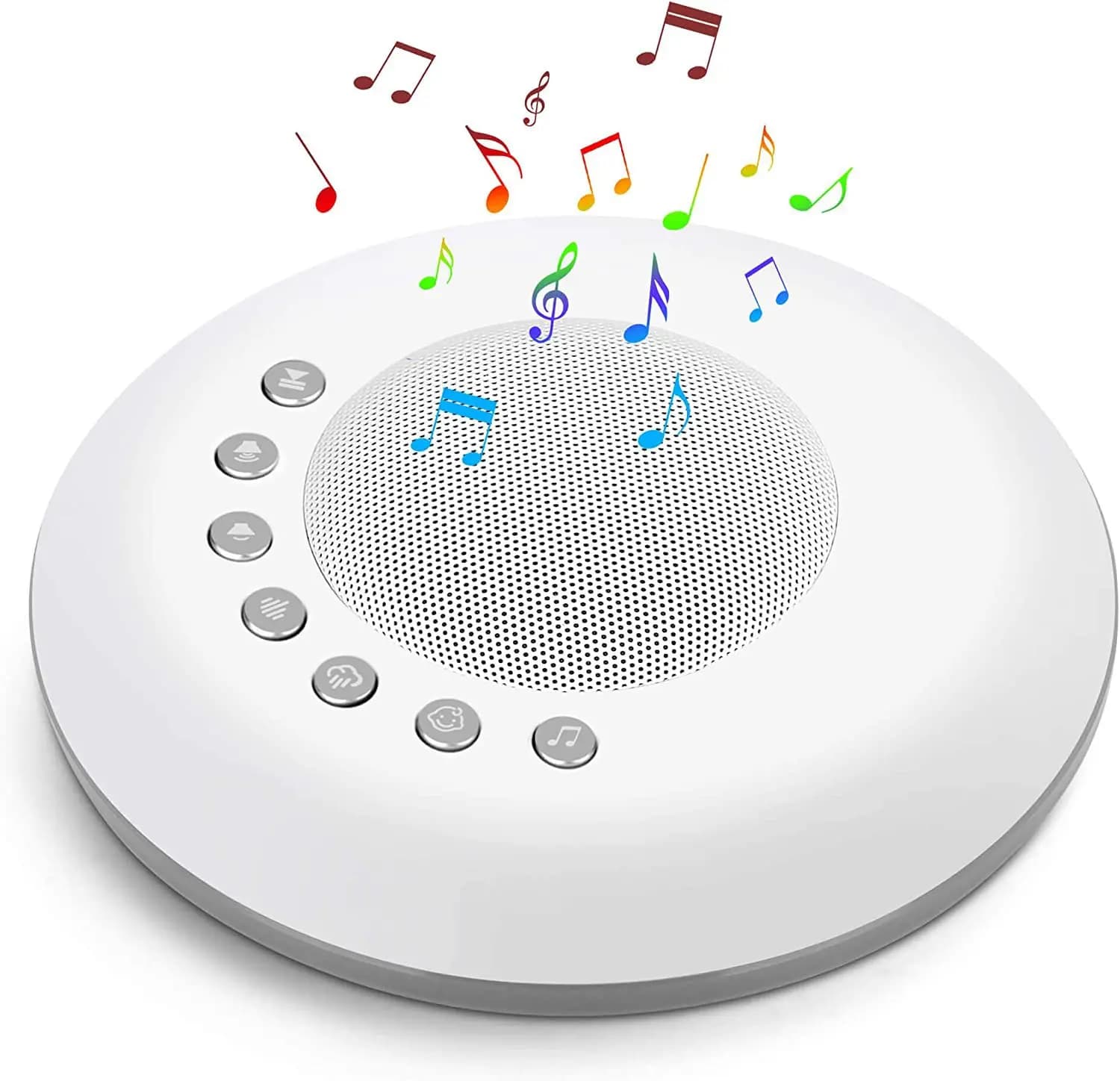Macchina per il sonno con rumore bianco per bambini con luce incorporata 28 suoni ricaricabili tramite USB 2023 Dispositivo per l'aiuto al sonno con rumore bianco per bambini