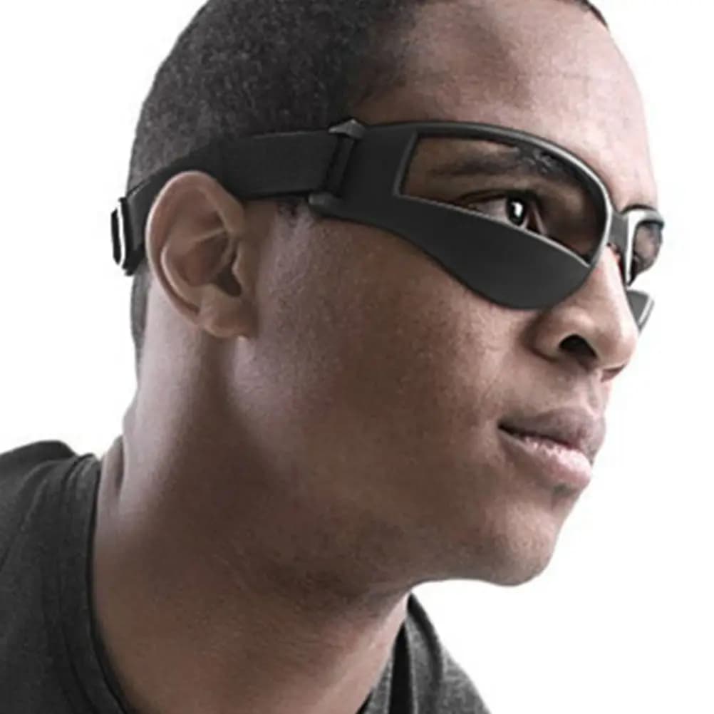 Basketball Training Goggles for Dribbling Practice Adjustable Fit Comfortable Sports Glasses No Lens Design Basketball Coaching