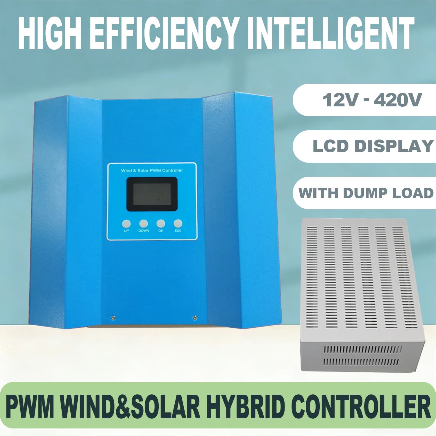 Controllore Ibrido 10000W 6000W 25000W Caricatore Boost Generatore Eolico Pannello Solare con Sistema Ibrido a Carico di Scarico Batteria Domestica