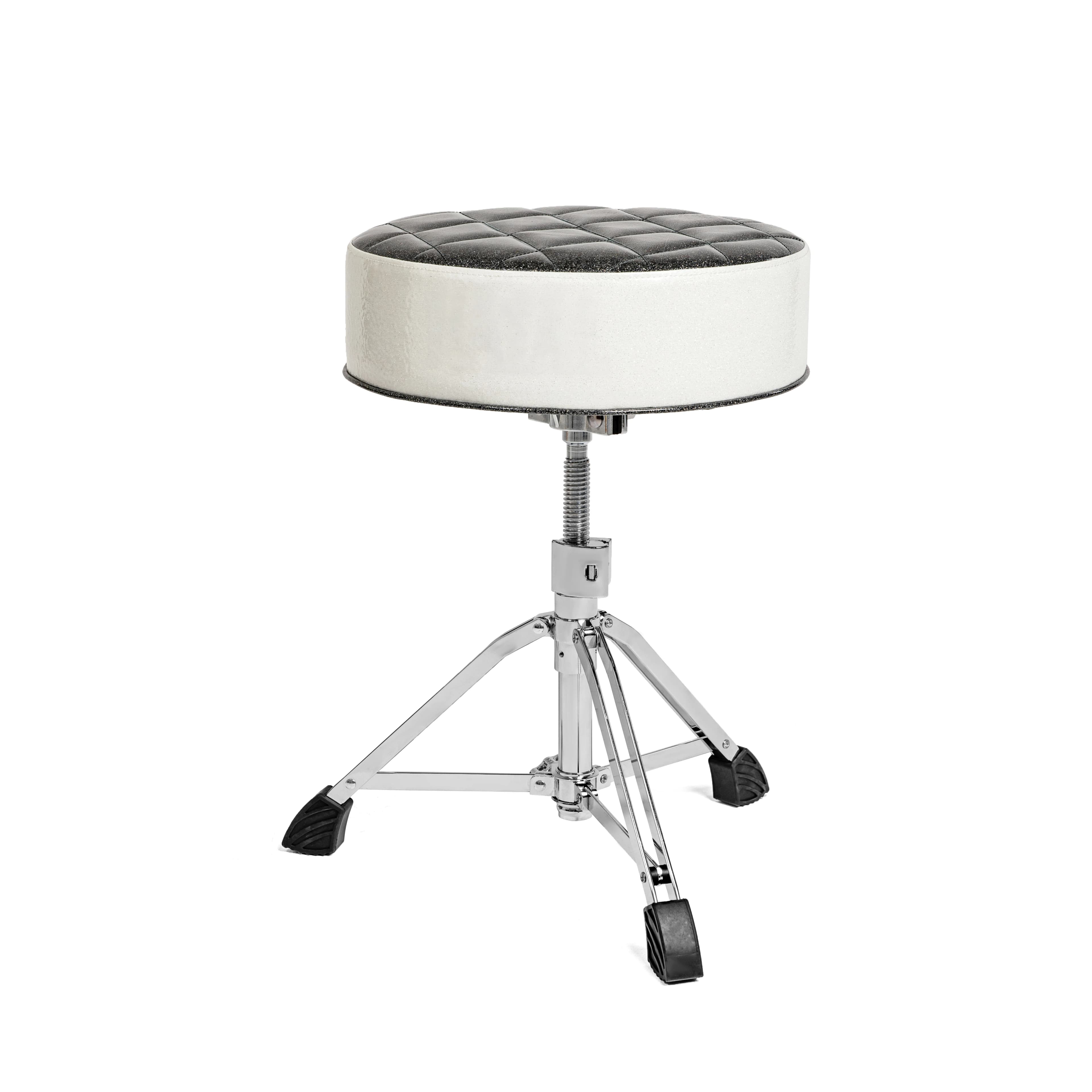 Adjustable Height Round Jazz Drum Throne TR152 Padded Anti-Slip Feet Chair Stool Musical Instrument Accessory