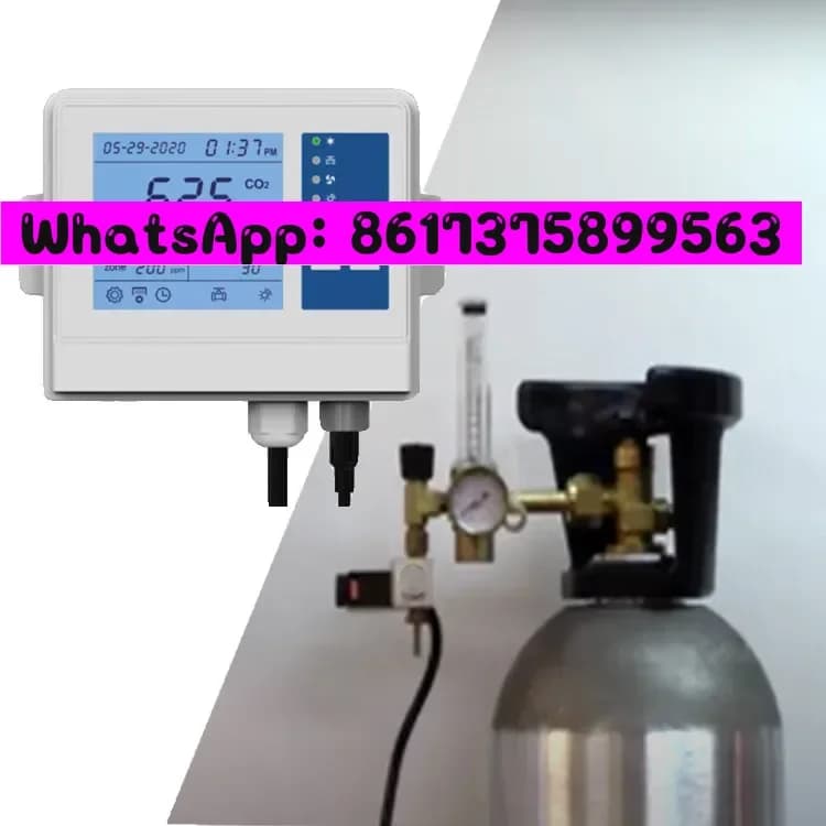 Hydroponics mushroom farms day night plants grow room dehumidifier control humidity&co2 controller with 15' remote sensor