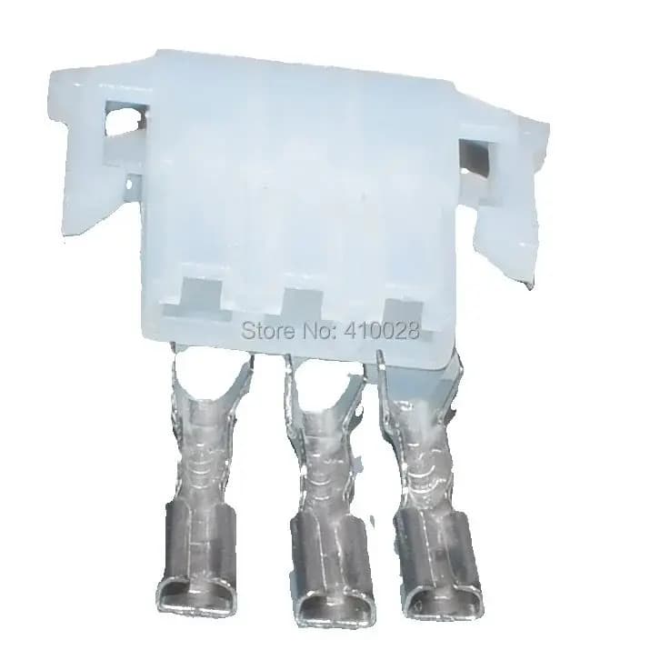 Worldgolden Spina per cablaggio connettore automobilistico con connettore per auto impermeabile a 3 pin da 2,0 mm con terminale