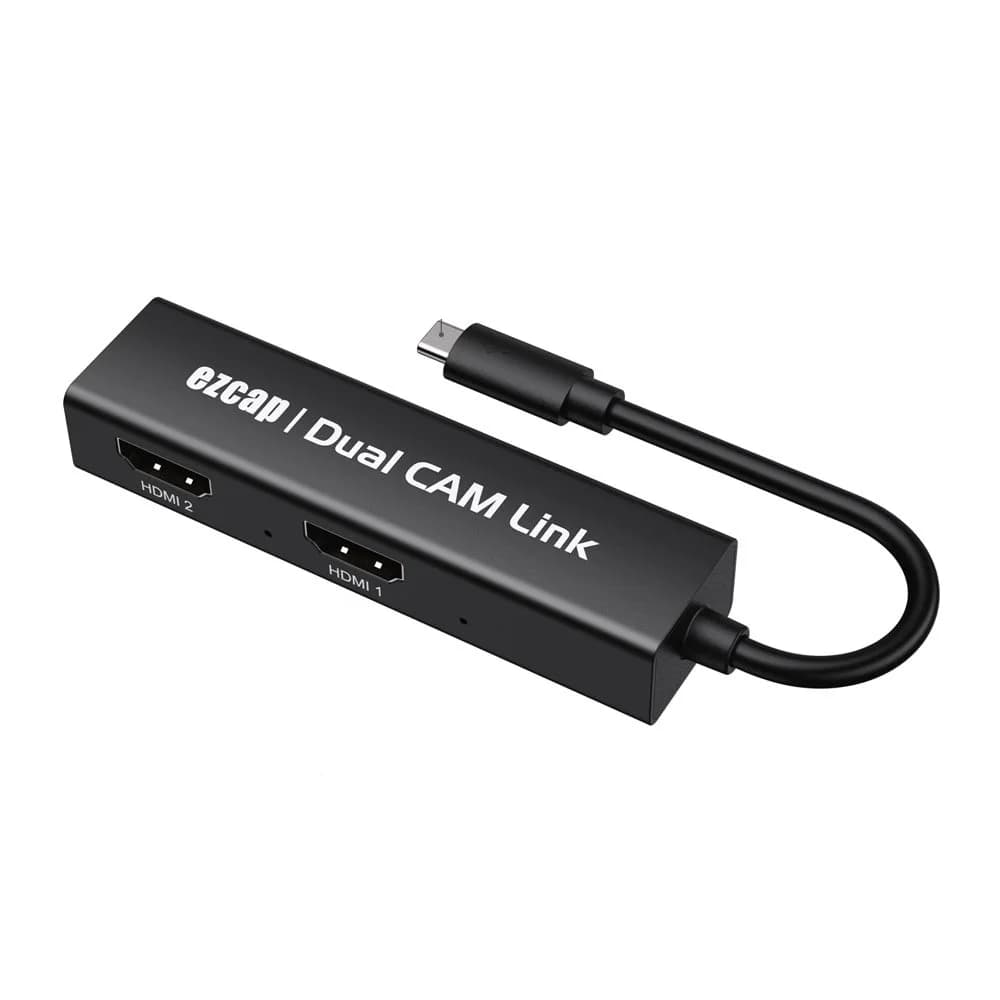 EzCAP314 HDMI Dual CAM compatible video capture card Link up to 1080 p60 for PS4 PS5 PC video camera Live Streaming