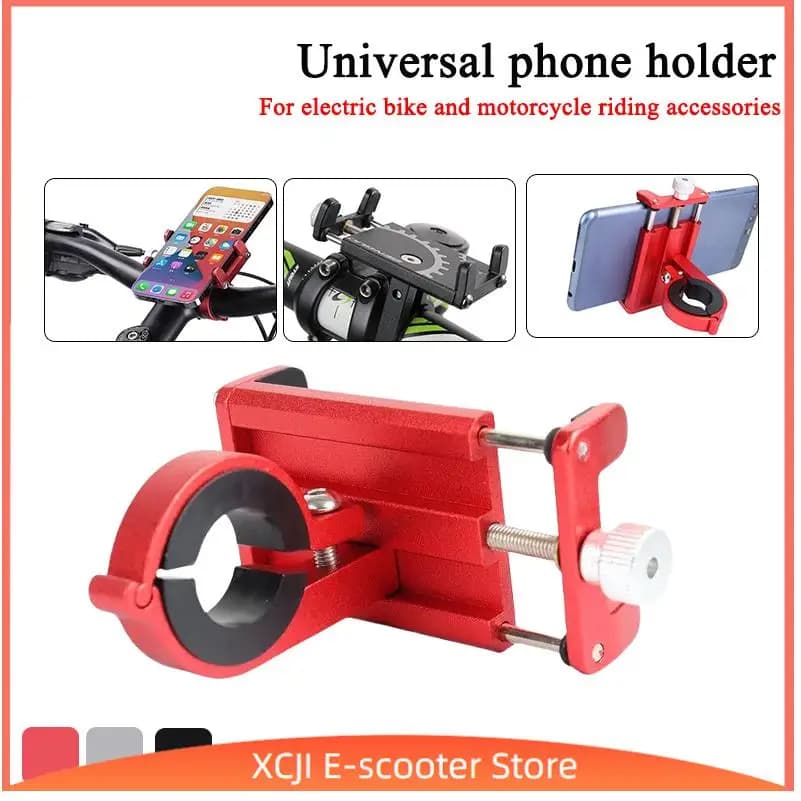 Supporto telescopico per telefono da bici, installazione rapida, supporto regolabile antiurto per telefono da bicicletta, clip per scooter, passeggino, bicicletta