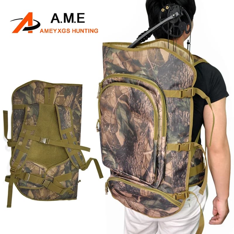 Borsa per arco composto mimetico Custodia per arco per tiro con l'arco Zaino in nylon 600D Borsa a tracolla Accessori per bersagli da caccia