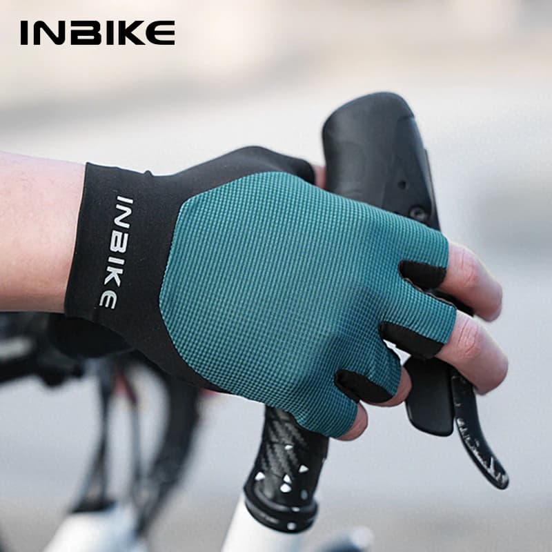 INBIKE Cycling Gloves Bike Gloves MTB Summer for Men Cycling Gloves Road Bike Gloves with half finger padded gel Accessories