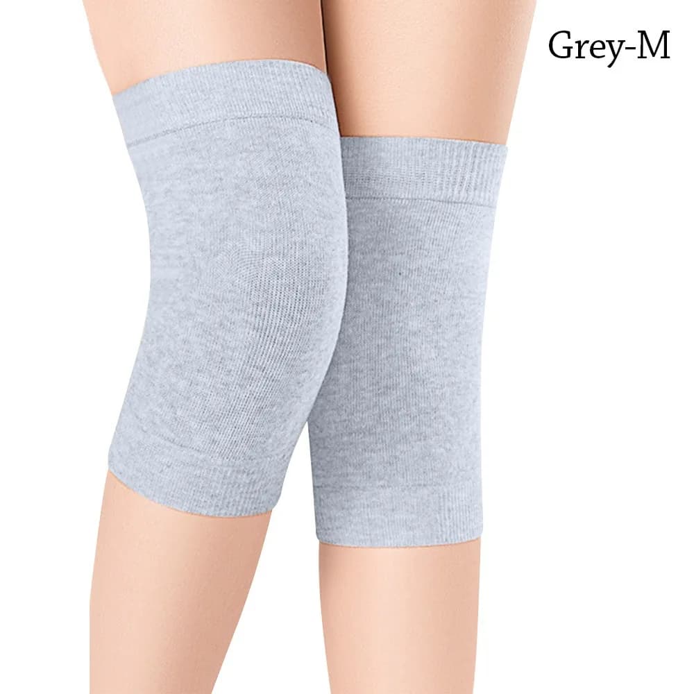 Ginocchiere sportive in cotone caldo Cuscinetti di supporto elastici elastici leggeri Compressione Ginocchiera a compressione ultra sottile Uomo Donna