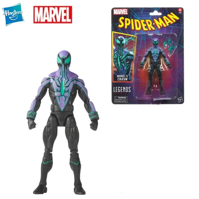 Nuova Action Figure Originale Hasbro Marvel Legends Series SPIDER-MAN CHASM, Modellino da Collezione