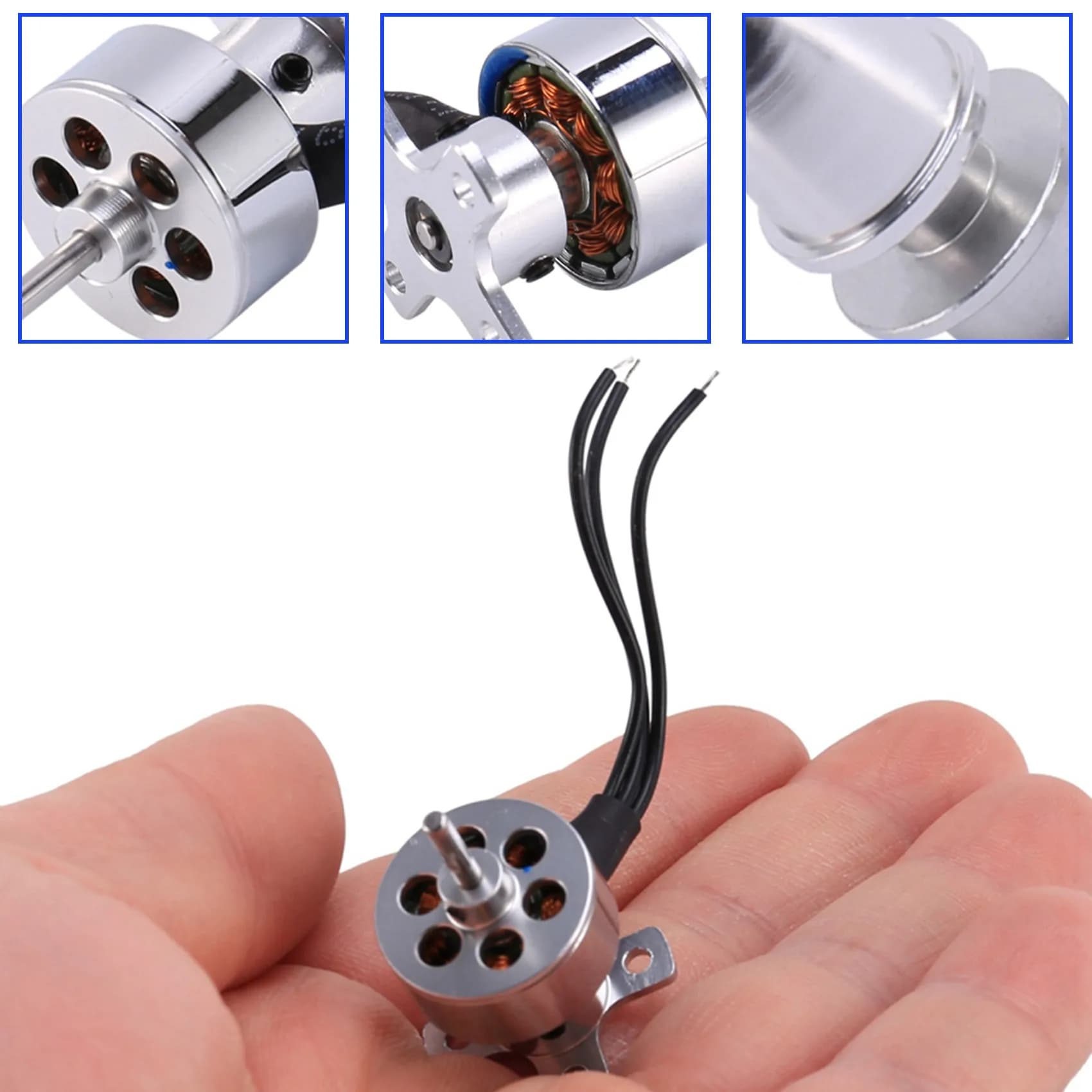 Accessori per droni RC B43C Motore brushless 10G Out Runner 1811 2000KV per mini velivoli radiocomandati