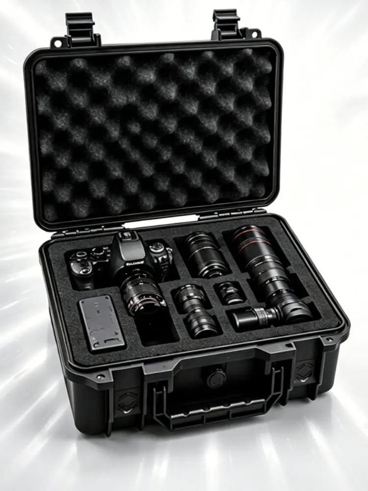 Pre Cut Sponge Photography Equipment Storage Box for DJI Mini 3/4Pro Case Mini 4 Pro Portable Waterproof Box Hard Shell Case