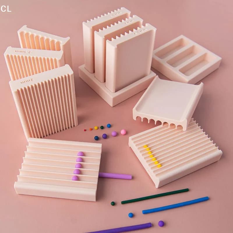 2-in-1 Clay Ball Maker Pottery Hand Rolling Shaping Tool For Soft Ceramic Clay Bead DIY Jewelry Earrings Handmade Craft Supplies