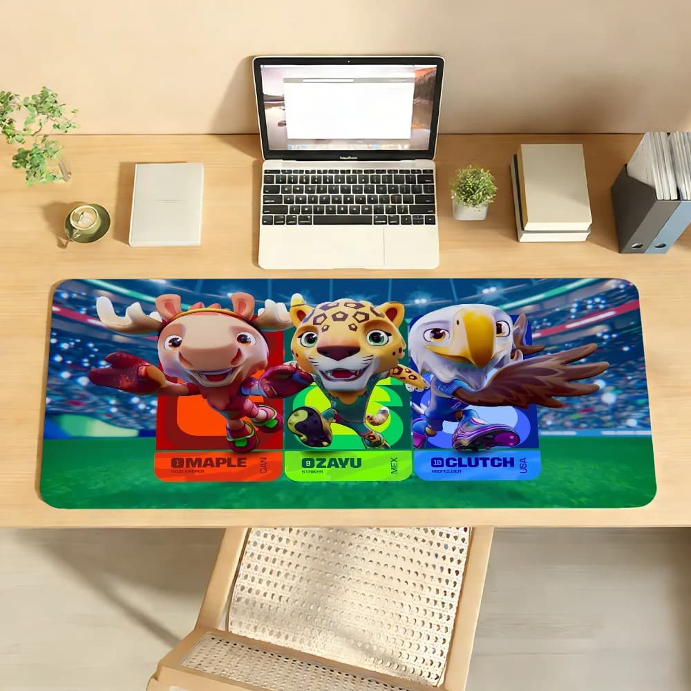 Tappetino per mouse M-Mascot antiscivolo con bordo bloccabile, tappetino da scrivania per PC, accessori per laptop, in gomma, per ufficio, tastiera, gaming, grande