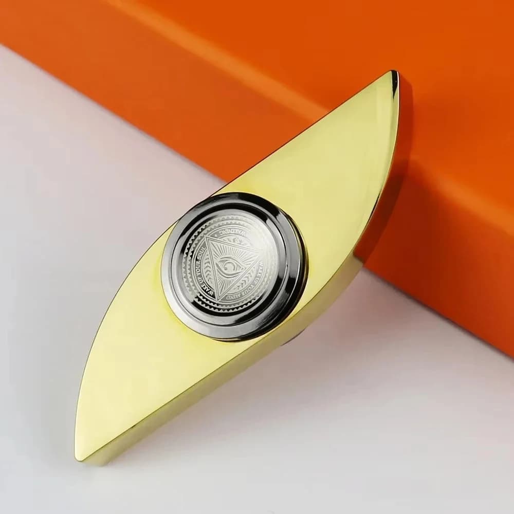 Two Leaf Fingertip Gyroscope Fidget Spinner Antistress Hand Rotation Fidget Toys Hand Spinner Metal Toys Adults Gift