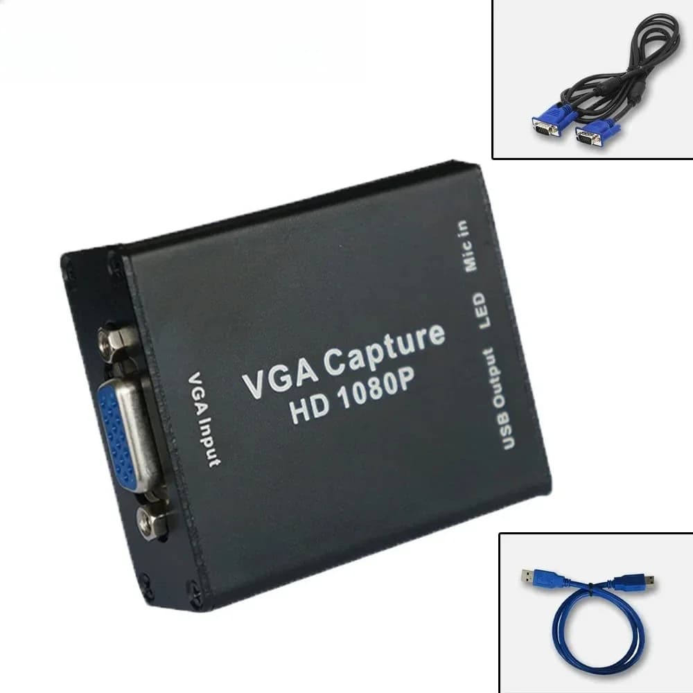Scheda di acquisizione VGA, converte il segnale in uscita USB, supporta audio-video esterno.